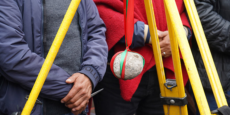 COLOCACIÓN DE LA PRIMERA PIEDRA EN SABLOG SAN JOSE