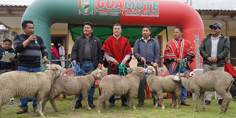 ENTREGA DE FOMENTO PRODUCTIVO (OVINOS) EN GALTE LAIME
