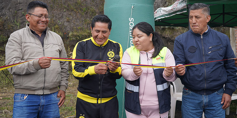 INAUGURACIÓN DEL PROYECTO VIAL EN ATAPO SAN FRANCISCO ALTO