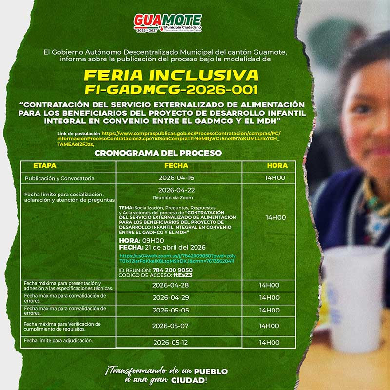 PROCESO DE FERIA INCLUSIVA 