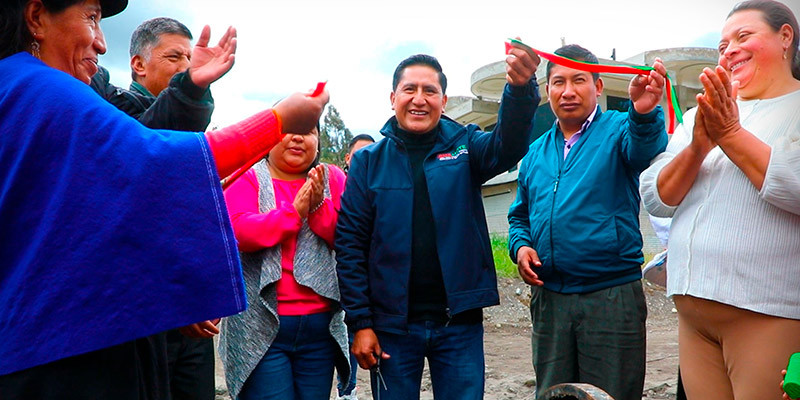 INAUGURACIÓN DE LA AMPLIACIÓN DEL SISTEMA DE ALCANTARILLADO Y AGUA POTABLE