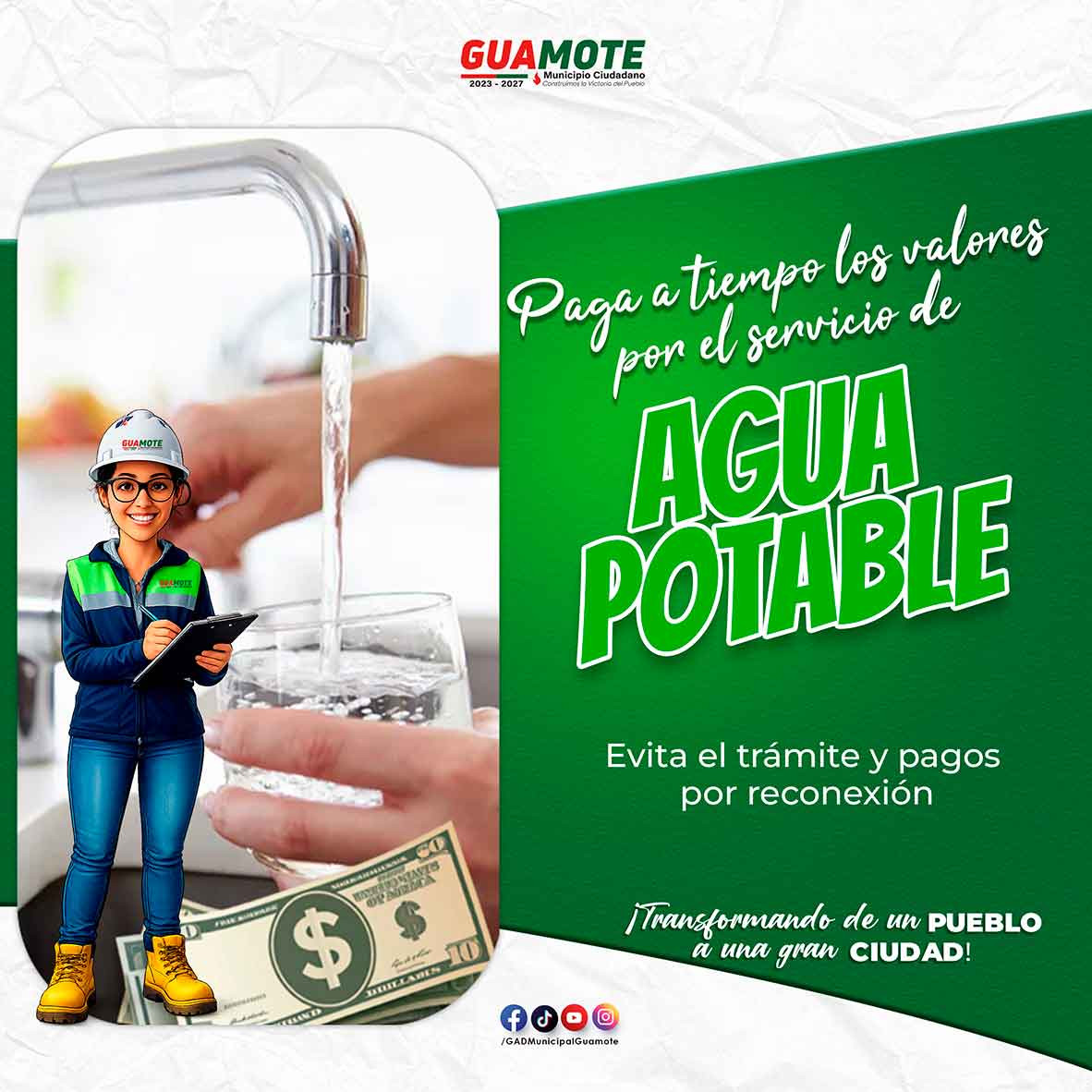 COMUNICADO AGUA POTABLE