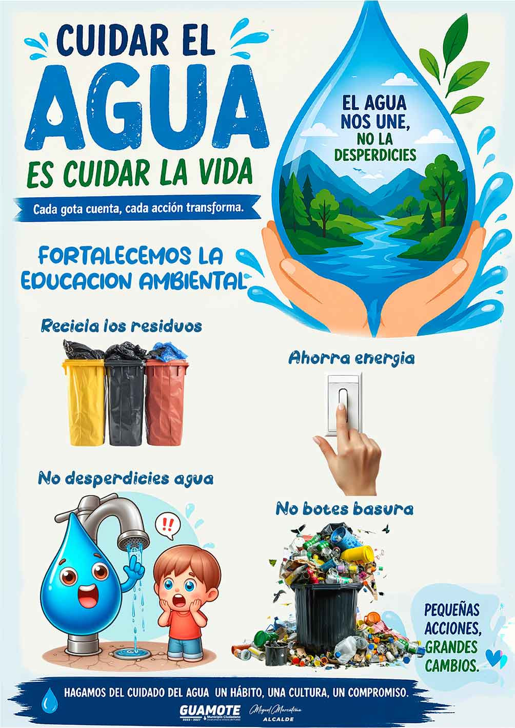 CUIDEMOS EL AGUA Y EL MEDIO AMBIENTE